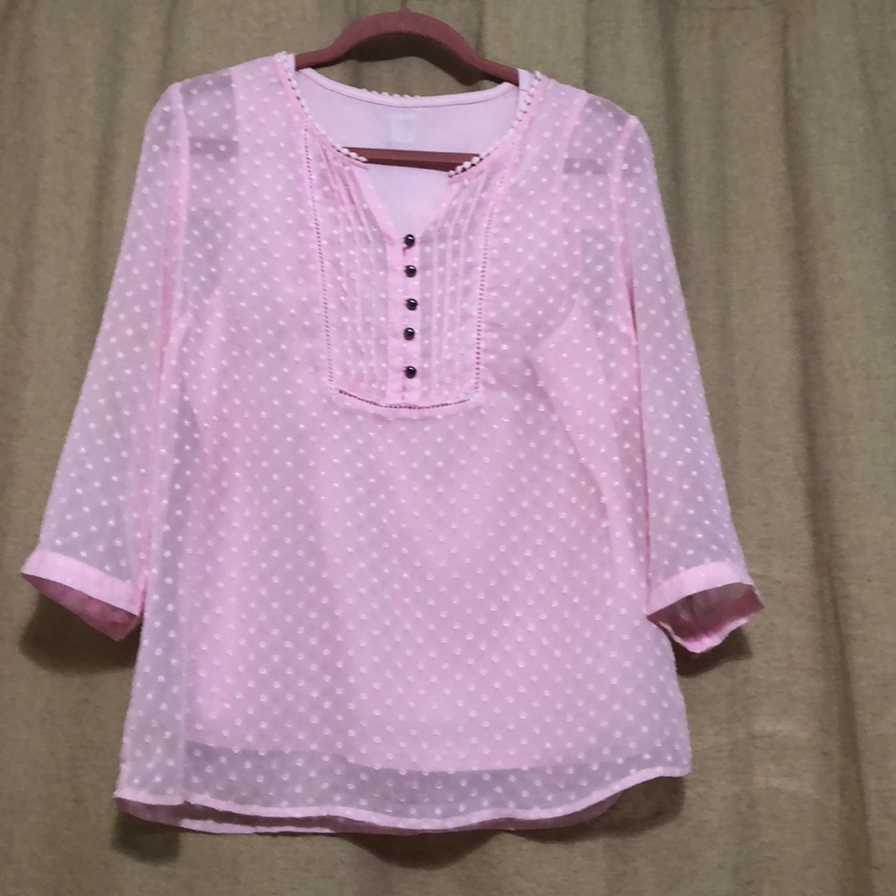 Christopher Banks Tank & Sheer Topper Set Small